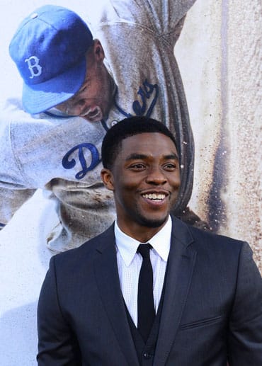 Chadwick "Chad" Boseman winkt eine große Karriere: Er ist demnächst als James Brown in "Get on Up" zu sehen. Zuvor wirkte der Schauspieler in verschiedenen Serien wie "Third Watch - Einsatz am Limit" und "Law & Order" mit. In dem biografischen Sportfilm "42 - die wahre Geschichte einer Sportlegende" verkörperte Boseman den Baseballspieler Jackie Robinson.