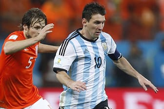Superstar Lionel Messi (re.) konnte bei den Argentiniern kaum Akzente setzen.