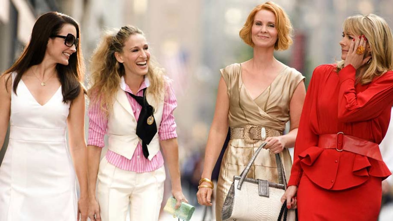 In der Serie "Sex and the City" gehen die vier Freundinnen Carrie, Miranda, Charlotte und Samantha gemeinsam durch dick und dünn.