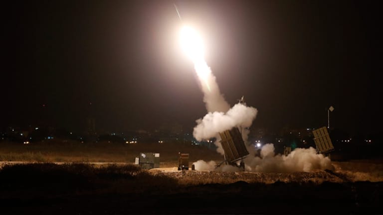 Teuer, aber zuverlässig: Israels "Iron Dome" schützt vor palästinensischem Raketenbeschuss