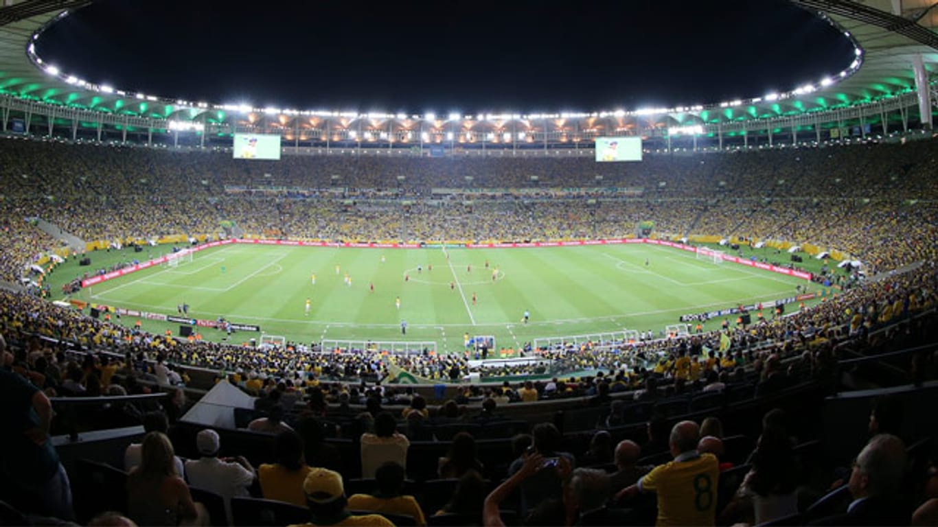 Im Legenderen Maracana-Stadion will Deutschland zum vierten Mal Weltmeister werden.