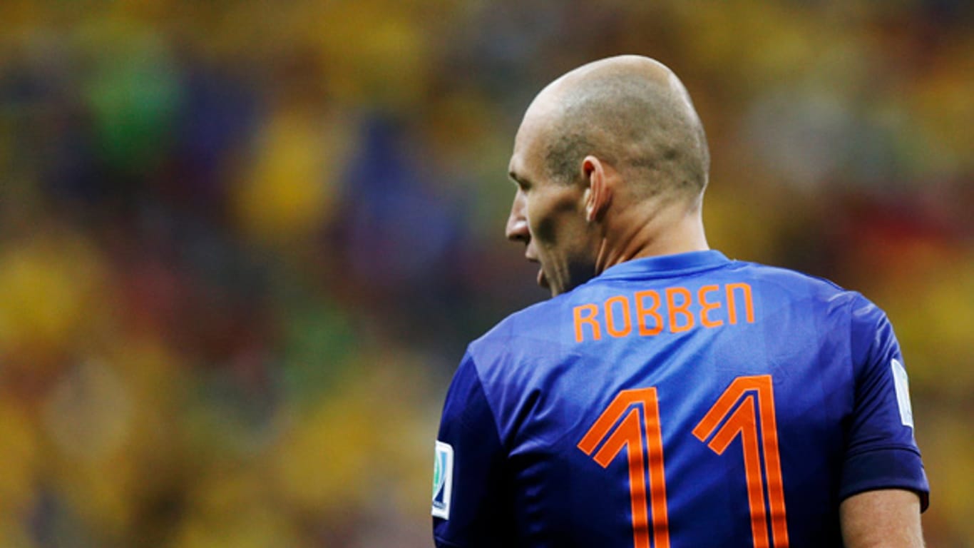 Der dritte Platz bei der WM in Brasilien tröstet Oranje-Star Arjen Robben nicht.