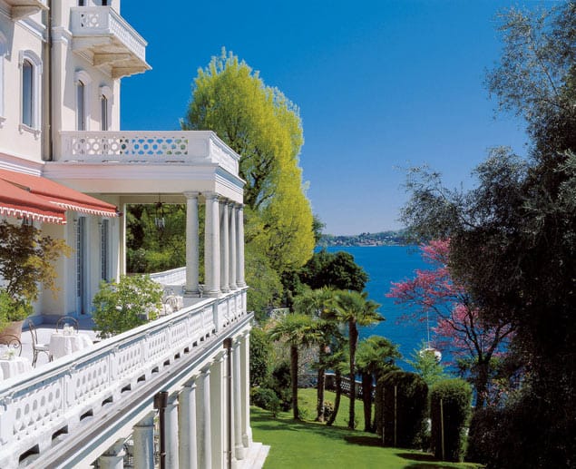 Tolle Lage, traditionsreiches Haus: Das "Grand Hotel Majestic" am Lago Maggiore.