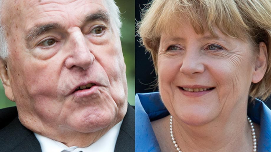 Erst Verbündete, später Gegner, heute versöhnt: Alt-Kanzler Helmut Kohl und Bundeskanzlerin Angela Merkel