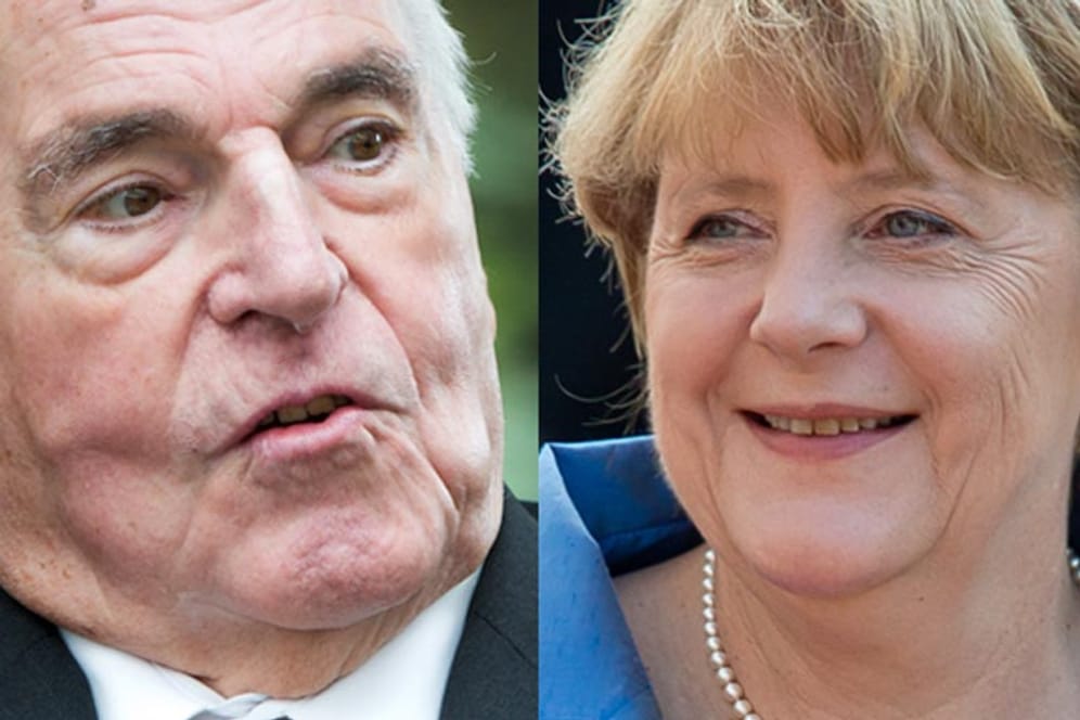 Erst Verbündete, später Gegner, heute versöhnt: Alt-Kanzler Helmut Kohl und Bundeskanzlerin Angela Merkel