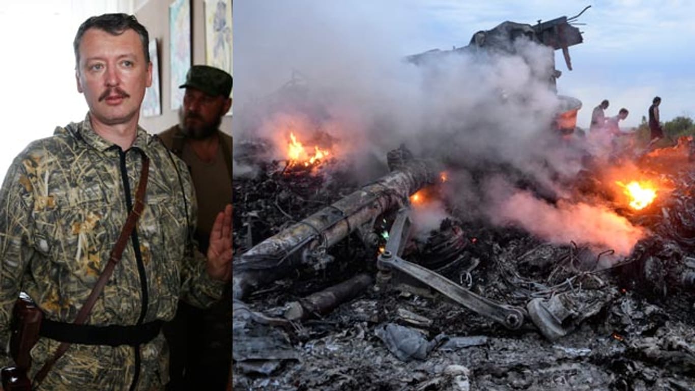 Russischer Milizenführer Strelkow, Absturzort der MH17: "ein zu hundert Prozent ziviles Flugzeug"