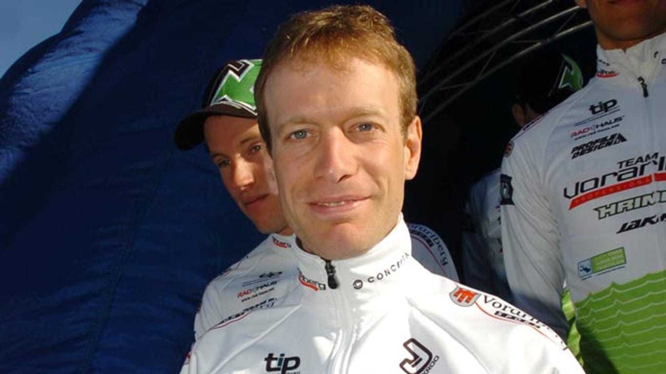 Radrennfahrer Maarten de Jonge