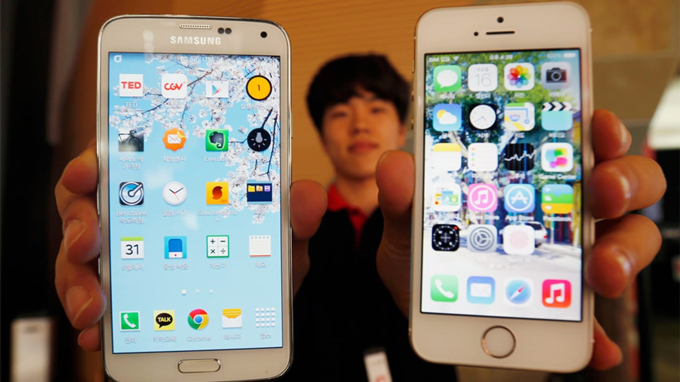 Samsung Galaxy S5 und iPhone 5s