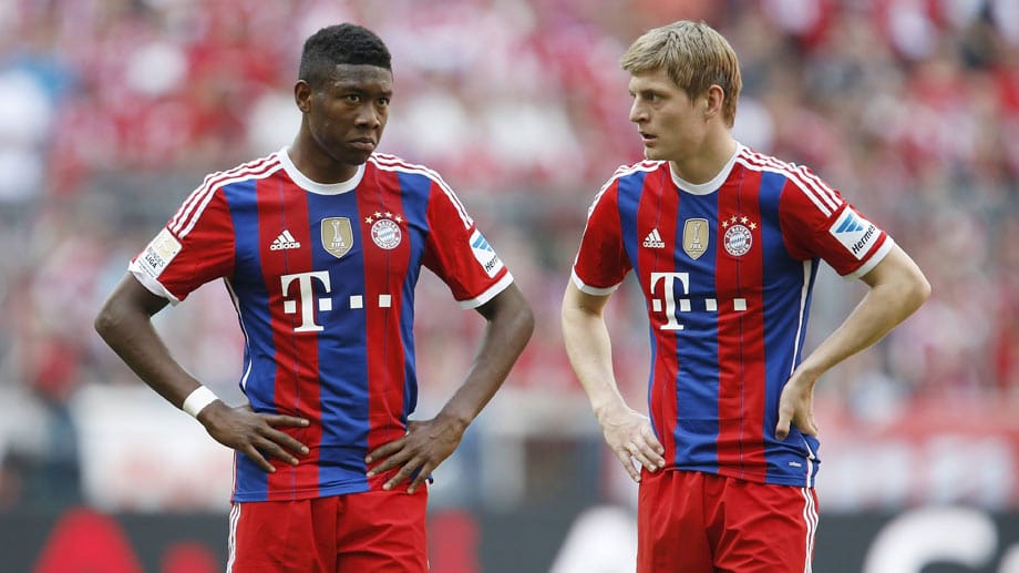 Toni Kroos (re.) und David Alaba