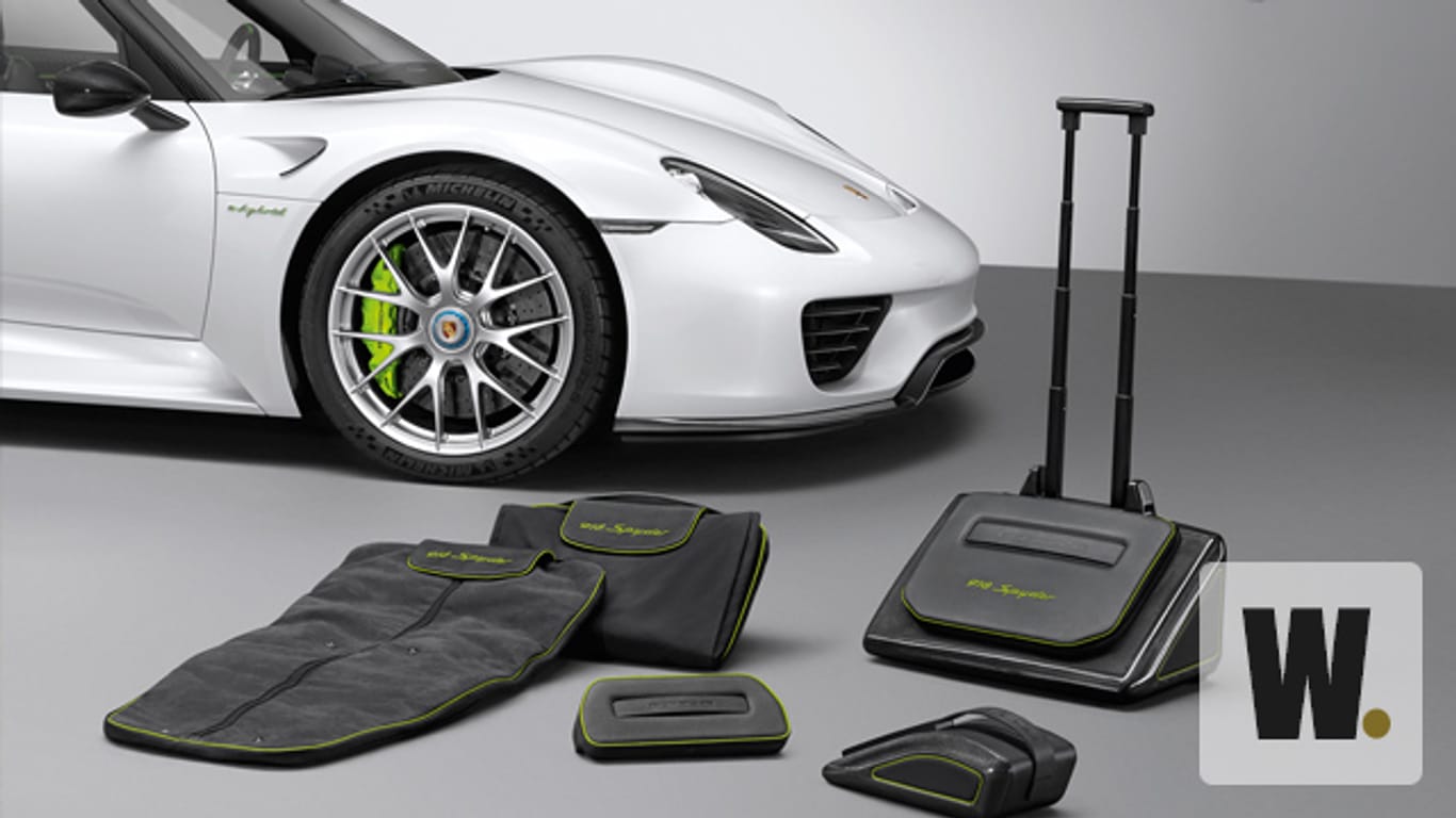 Gepäckset für den Porsche 918 Spyder