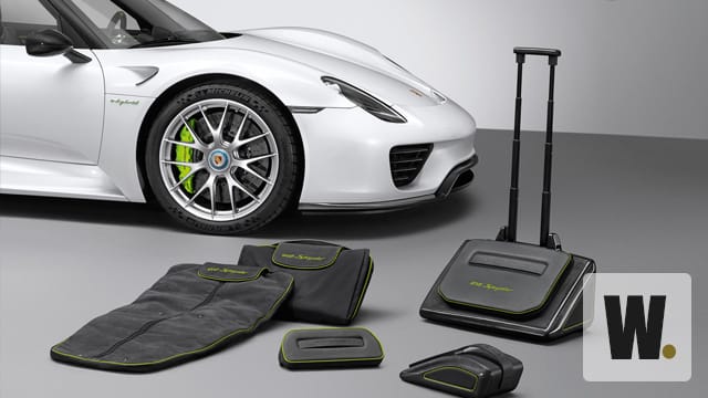 Gepäckset für den Porsche 918 Spyder