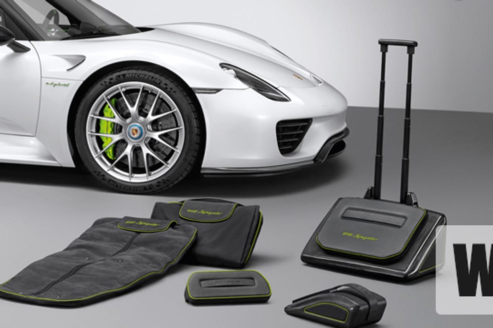 Gepäckset für den Porsche 918 Spyder