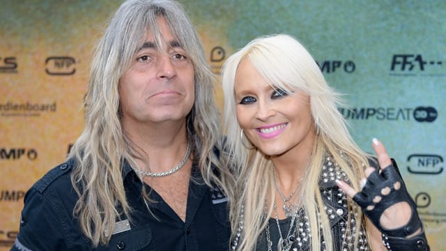 Doro Pesch (re.) und Motörhead-Schlagzeuger Mikkey Dee