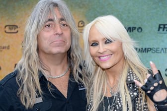 Doro Pesch (re.) und Motörhead-Schlagzeuger Mikkey Dee