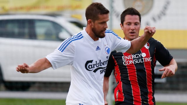 Erleichterung bei Per Nilsson (li., hier beim Testspiel gegen Bournemouth) und Co.: Die Profis des FC Kopenhagen müssen nicht nach Dnjepropetrowsk. Erleichterung bei Per Nilsson (li., hier beim Testspiel gegen Bournemouth) und Co.: Die Profis des FC Kopenhagen müssen nicht nach Dnjepropetrowsk.