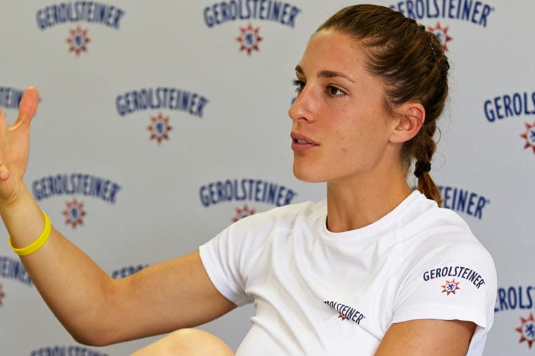 Andrea Petkovic blickt zuversichtlich auf die US Open und das Fed-Cup-Finale.
