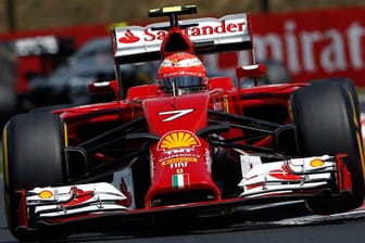 Kimi Räikkönen und Ferrari befinden sich in gehöriger Schieflage.