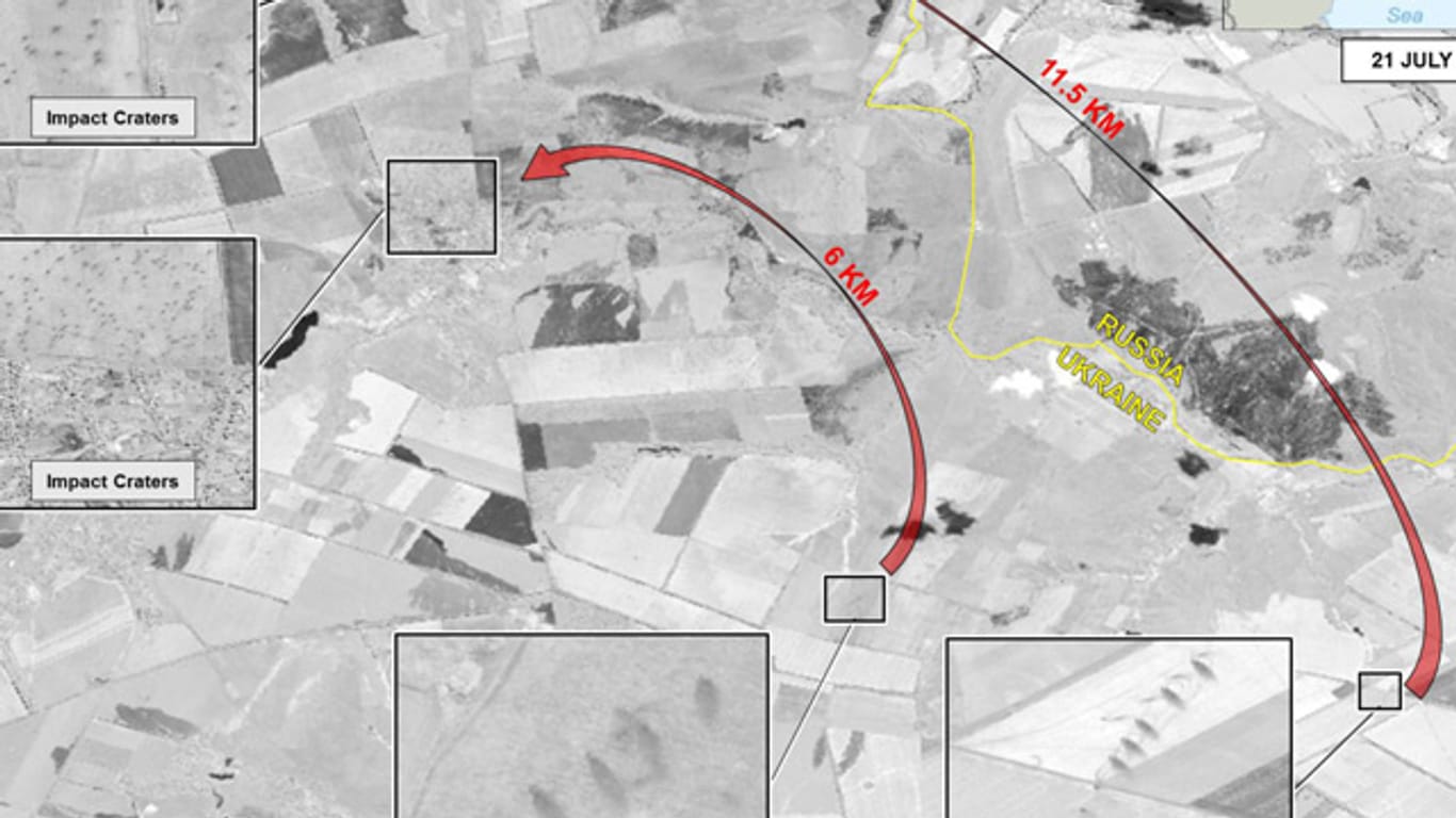 Satellitenaufnahmen sollen belegen, dass Russland ukrainisches Gebiet mit Raketen beschossen hat