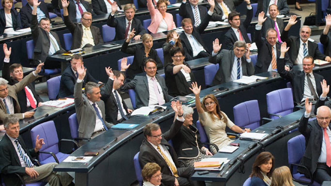 Abgeordnete im Bundestag haben häufig Nebeneinkünfte.