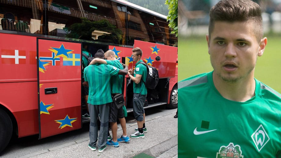 Bus verpasst: Werders Jungprofi Marnon Busch wird im Trainingslager vergessen.