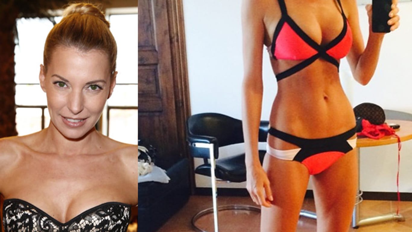 Giulia Siegel postet Bikinibild - und wehrt sich damit gegen die aggressive Mager-Diskussion.