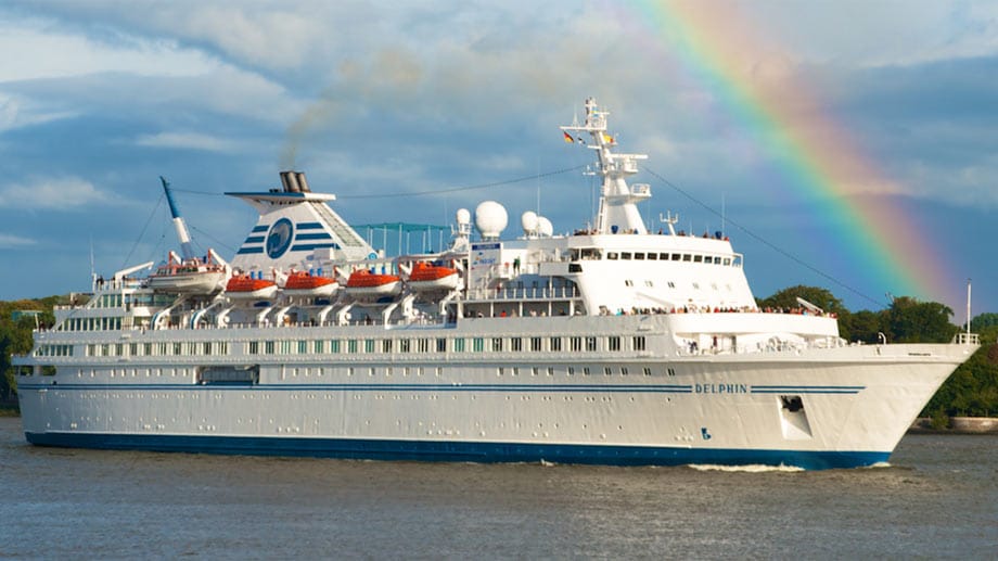 Die "MS Delphin" ist das erste Schiff bei den "Hamburg Cruise Days 2014". Sie liegt am Freitag von 9 bis 18 Uhr am Hamburg Cruise Center HafenCity. (Quelle: Pascal Wepner)