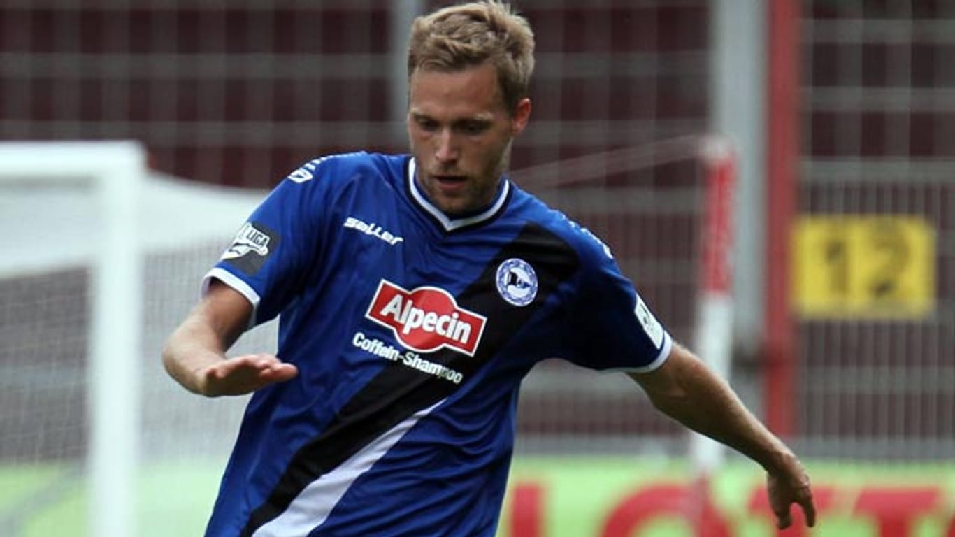 Mittelfeldspieler Daniel Brinkmann erlebte mit Arminia Bielefeld ein Heim-Debakel.