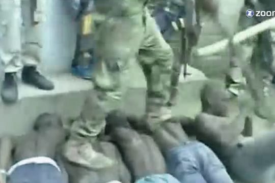 Screenshot des Videos mit Material von Amnesty International