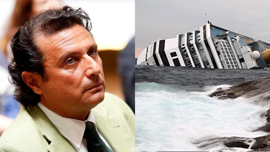 Francesco Schettino war der Unglückskapitän auf der "Costa Concordia"