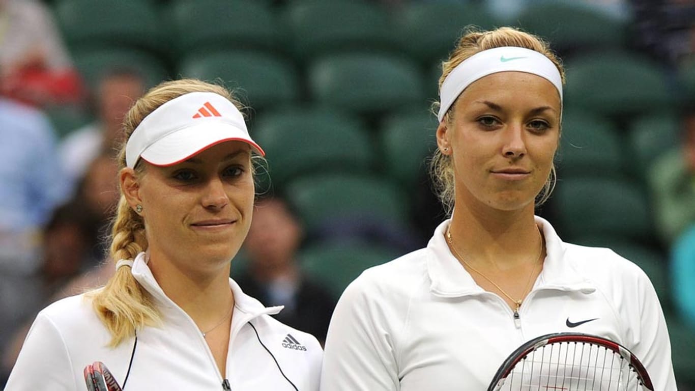 Angelique Kerber (li.) und Sabine Lisicki spielten in Wimbledon 2012 gegeneinander (Foto).