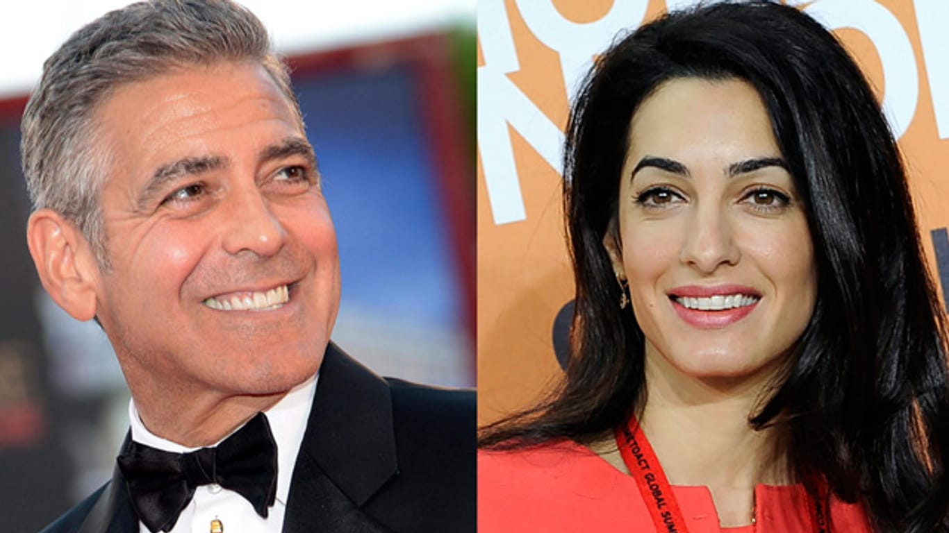George Clooney und Amal Alamuddin werden heiraten.