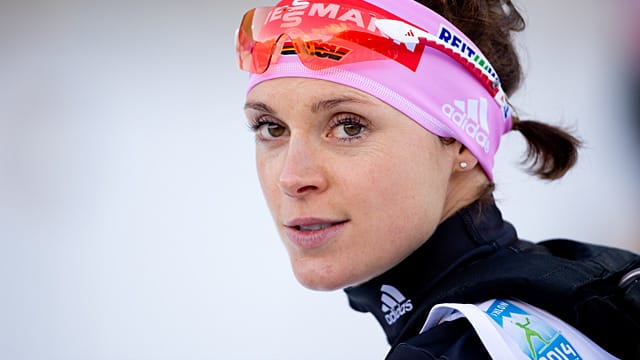 Biathletin Evi Sachenbacher-Stehle wurde wegen eines Doping-Vergehens gesperrt.