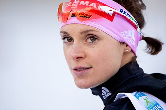 Biathletin Evi Sachenbacher-Stehle wurde wegen eines Doping-Vergehens gesperrt.