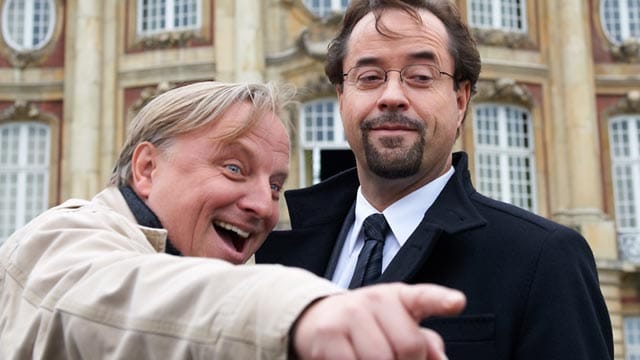 Das Münsteraner "Tatort"-Duo Axel Prahl und Jan Josef Liefers