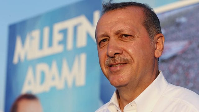 Türkischer Premier Recep Tayyip Erdogan mit besten Chancen, Präsident zu werden Türkischer Premier Recep Tayyip Erdogan mit besten Chancen, Präsident zu werden