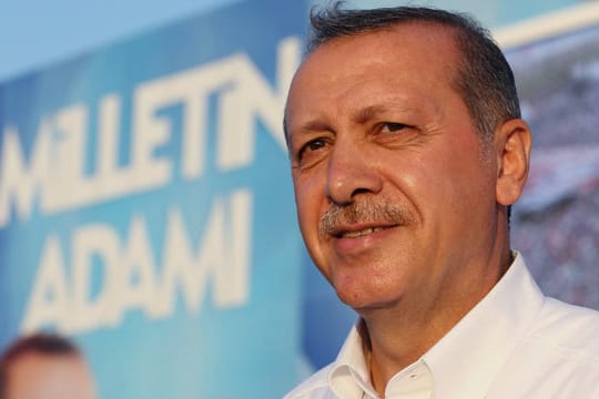 Türkischer Premier Recep Tayyip Erdogan mit besten Chancen, Präsident zu werden