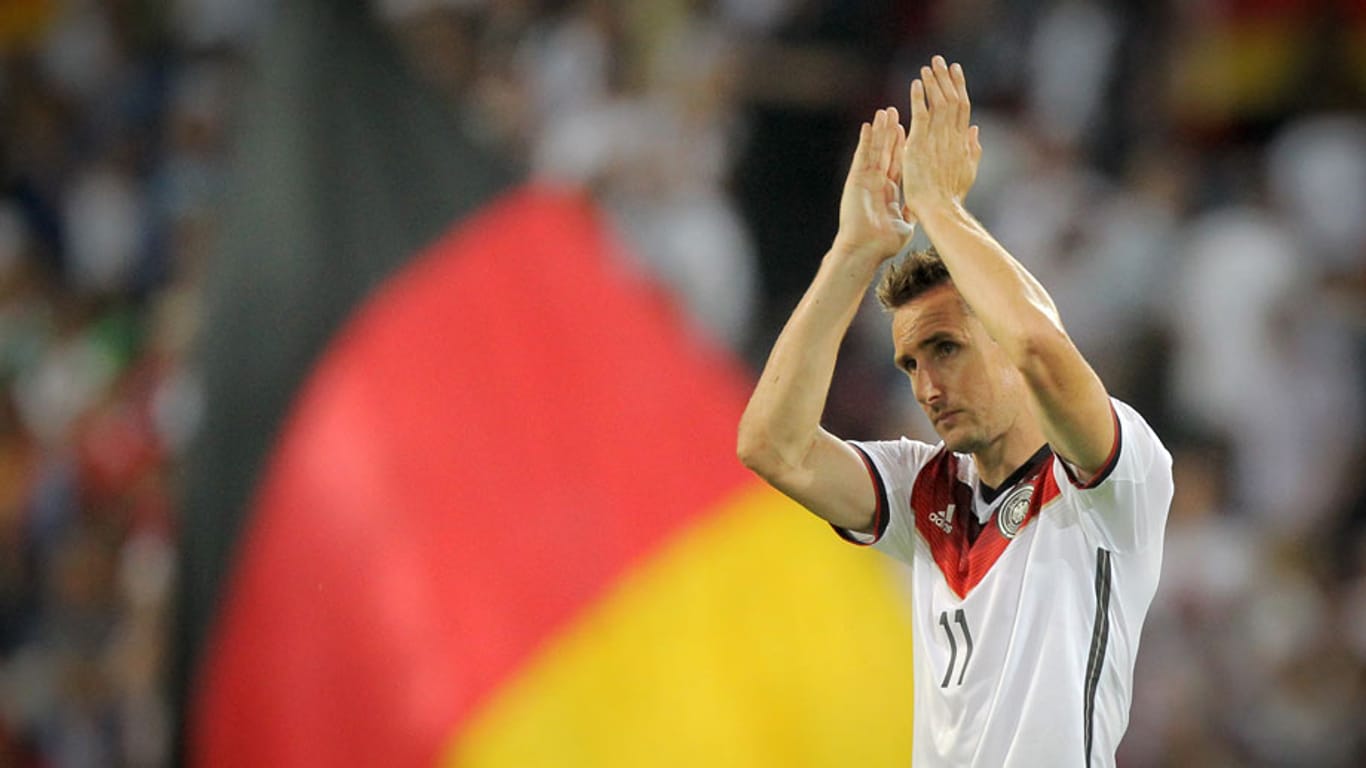 Weltmeister Miroslav Klose beendet seine Karriere in der Nationalmannschaft.