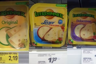 Käse der Marke Leerdammer wurde von der Verbraucherzentrale Hamburg zur "Mogelpackung des Monats" gekürt.