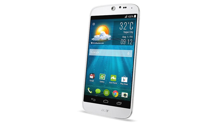 In Weiß oder Schwarz bringt Acer das 7,5 Millimeter dünne Fünf-Zoll-Smartphone Liquid Jade Plus auf den Markt.