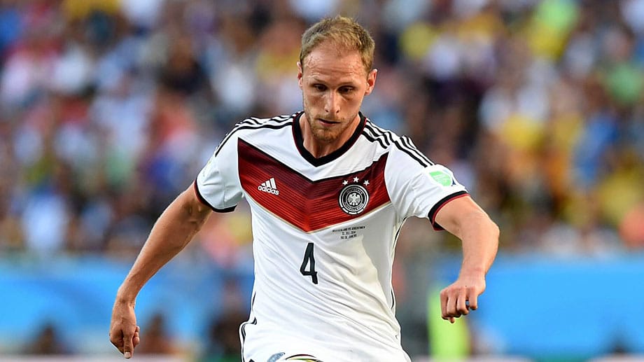 Der Haarausfall von Fußballer Benedikt Höwedes war während der WM 2014 deutlich sichtbar.