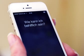 Siri startet auf einem iPhone 5s