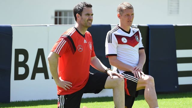 Shad Forsythe half mit dabei, Bastian Schweinsteiger für die WM fit zu bekommen. Shad Forsythe half mit dabei, Bastian Schweinsteiger für die WM fit zu bekommen.
