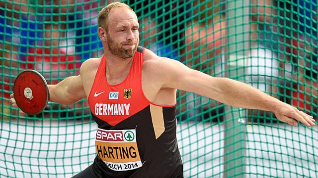 Deutschlands Diskuswurf-Ass Robert Harting.