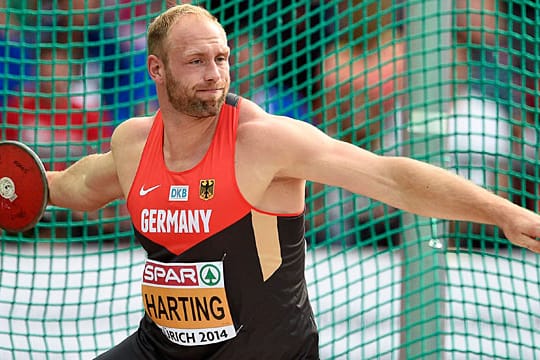 Deutschlands Diskuswurf-Ass Robert Harting.