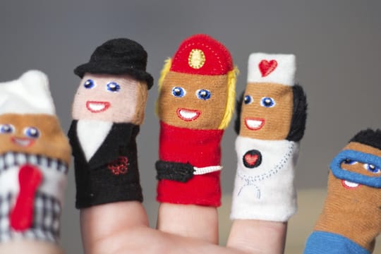 Bei Fingerpuppen sind Ihrer Kreativität keine Grenzen gesetzt