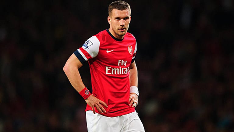 Steht WM-Sieger Lukas Podolski bei Arsenal vor dem Aus?