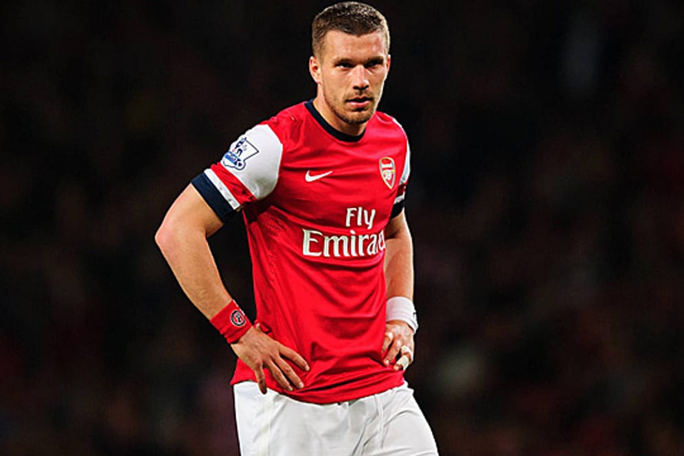 Steht WM-Sieger Lukas Podolski bei Arsenal vor dem Aus?