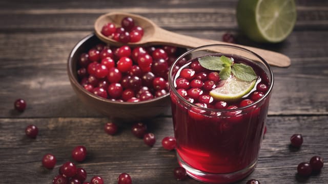 Cranberry Saft ist lecker und gesund