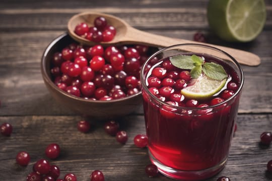 Cranberry Saft ist lecker und gesund