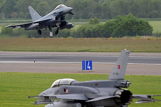 Die Luftwaffe kann viele ihrer Kampfflugzeuge vom Typ "Eurofighter" nicht einsetzen